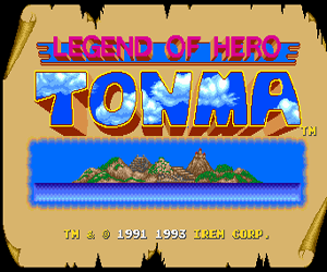 Legend of Hero Tonma (USA) Screenshot
